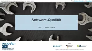 Video: G4-3 Software-Qualität: Teil 3 - Wartbarkeit (Video)