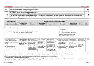 Unterrichtsplanung: Zielanalyse Lernfeld 10 - Aufgaben in der Beschaffung wahrnehmen (PDF, barrierefrei)