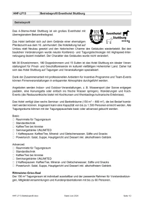 Unterrichtsbaustein: Betriebsprofil Lernfeld 13 (DOCX)