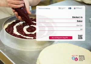 Arbeitsblatt: Bäcker/-in | Die wichtigsten Begriffe (Arabisch, Farsi)
