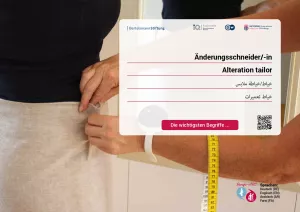 Arbeitsblatt: Änderungsschneider/-in | Die wichtigsten Begriffe (Arabisch, Farsi)
