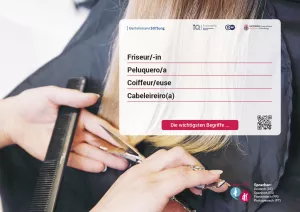 Arbeitsblatt: Friseur/-in | Die wichtigsten Begriffe (Französisch, Spanisch)