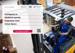 Arbeitsblatt: Fachlagerist/-in- Die wichtigsten Begriffe (Russisch, Türkisch)
