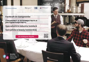 Arbeitsblatt: Fachkraft im Gastgewerbe | Die wichtigsten Begriffe (Polnisch, Rumänisch, Bulgarisch)