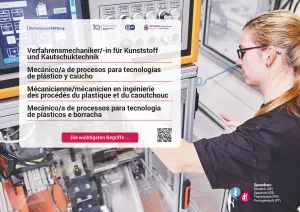 Arbeitsblatt: Verfahrensmechaniker/-in für Kunststoff und Kautschuktechnik| Die wichtigsten Begriffe (Französisch, Spanisch)