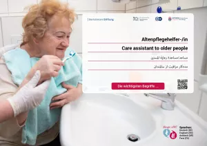 Arbeitsblatt: Altenpflegehelfer/-in | Die wichtigsten Begriffe (Arabisch, Farsi)