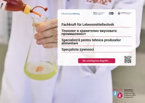 Arbeitsblatt: Fachkraft für Lebensmitteltechnik | Die wichtigsten Begriffe (Polnisch, Rumänisch, Bulgarisch)