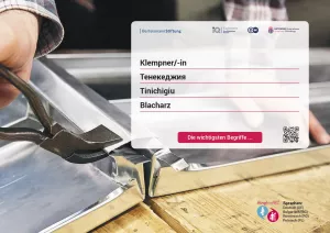 Arbeitsblatt: Klempner/-in | Die wichtigsten Begriffe (Polnisch, Rumänisch, Bulgarisch)