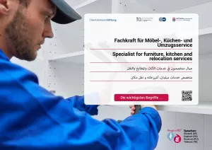 Arbeitsblatt: Fachkraft für Möbel-, Küchen- und Umzugsservice | Die wichtigsten Begriffe (Arabisch, Farsi)