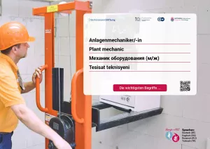 Arbeitsblatt: Anlagenmechaniker/-in | Die wichtigsten Begriffe (Russisch, Türkisch)