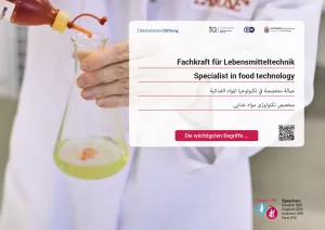 Arbeitsblatt: Fachkraft für Lebensmitteltechnik | Die wichtigsten Begriffe (Arabisch, Farsi)