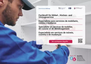 Arbeitsblatt: Fachkraft für Möbel-, Küchen- und Umzugsservice | Die wichtigsten Begriffe (Französisch, Spanisch)