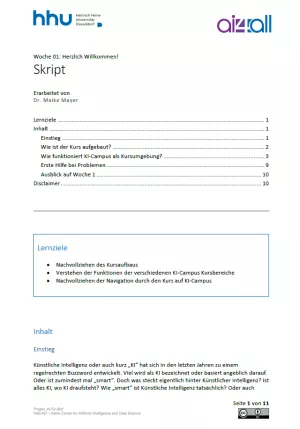 Kurs: Woche 1 | Herzlich Willkommen! (PDF)