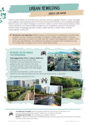 Unterrichtsbaustein: Urban Rewilding