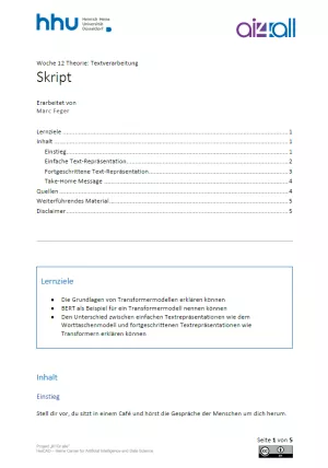 Kurs: Woche 12 | Theorie | Textverarbeitung (PDF)