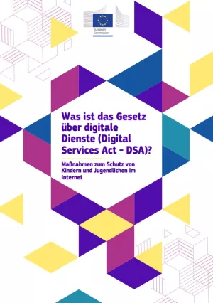 Broschuere: Was ist das Gesetz über digitale Dienste (Digital Services Act - DSA)?