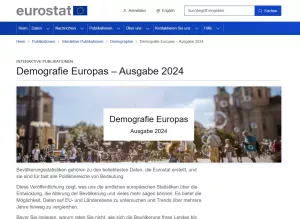 Daten: Interaktive Veröffentlichungen von Eurostat | Demografie Europas