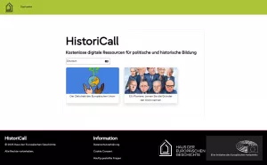 Webseite: HistoriCall: kostenlose digitale Ressourcen für den Politik- und Geschichtsunterricht