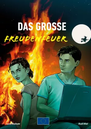 Text: Das große Freudenfeuer