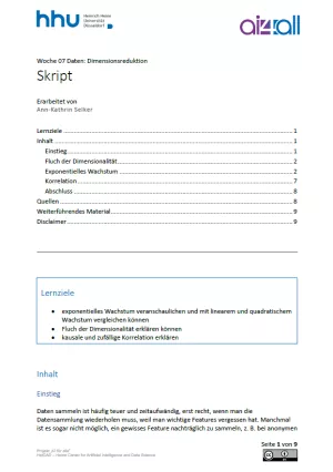 Kurs: Woche 7 | Daten | Dimensionsreduktion (PDF)