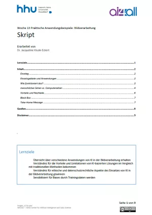 Kurs: Woche 13 | Anwendungsbeispiele | Bildverarbeitung (PDF)