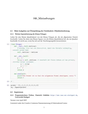 Ubung: H4b Miniübungen: Vererbung - Pythonkurs (ZIP)