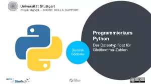 Ubung: C4a Der Datentyp float und Gleitkomma-Arithmetik - Pythonkurs (ZIP)