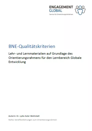 Handbuch: BNE-Qualitätskriterien