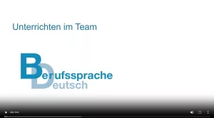 Video: Unterrichten im Team: Video
