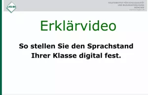 Video: Lernstandsfeststellung: Videoanleitung zu den digitalen teilautomatisierten Tests