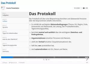 Interaktion: Das Protokoll