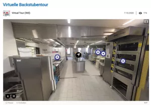Interaktion: Virtuelle Backstubentour