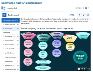 Interaktion: Sachmängel nach Art unterscheiden