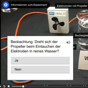 Entdeckendes: Fortbildung Interaktive Videoexperimente im Chemieunterricht