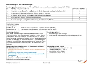 Unterrichtsbaustein: Energetische Aufnahme eines Bestandsgebäudes