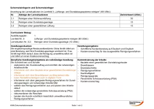 Unterrichtsbaustein: Reinigen einer Dunstabzugsanlage