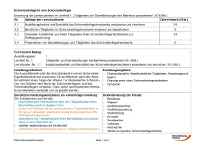 Unterrichtsbaustein: Ausbildungsbetrieb und Berufsbild des Schornsteinfegerhandwerks analysieren und einordnen