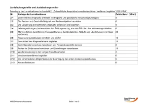 Unterrichtsbaustein: Die Rechts- und Geschäftsfähigkeit von Rechtssubjekten beruteilen