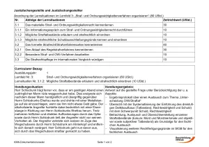Unterrichtsbaustein: Mögliche Straftatbestände erläutern und strafrechtlich einordnen