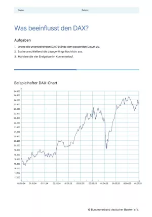Arbeitsblatt: DAX | Arbeitsblatt