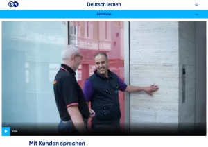 Interaktion: Gebäudereinigung | Abnahme: Mit Kunden sprechen (n-Deklination)