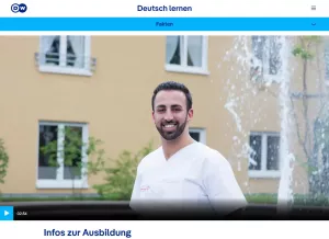 Interaktion: Krankenpflege | Fakten: Infos zur Ausbildung (bei + Nominalisierung)