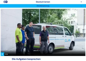 Interaktion: Gebäudereinigung | Dienstbesprechung: Die Aufgaben besprechen (Passiv Präsens)