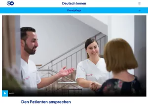 Interaktion: Krankenpflege | Grundpflege: Den Patienten ansprechen (Imperativ)