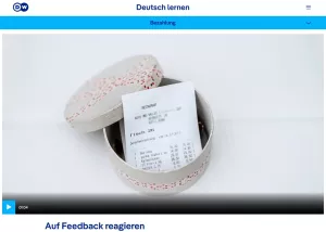 Interaktion: Gastronomie | Bezahlung: Auf Feedback reagieren (Graduierung mit zu)