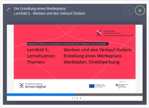 Unterrichtsbaustein: Erstellung eines Werbeplans