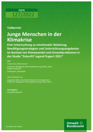 Broschuere: Junge Menschen in der Klimakrise