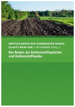 Broschuere: Der Boden als Kohlenstoffspeicher und Kohlenstoffsenke