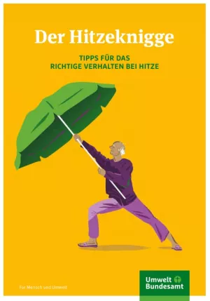 Broschuere: Der Hitzeknigge: Tipps für das richtige Verhalten bei Hitze