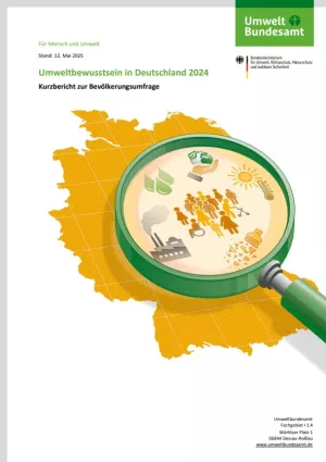 Broschuere: Umweltbewusstsein in Deutschland 2024: Kurzbericht zur Bevölkerungsumfrage